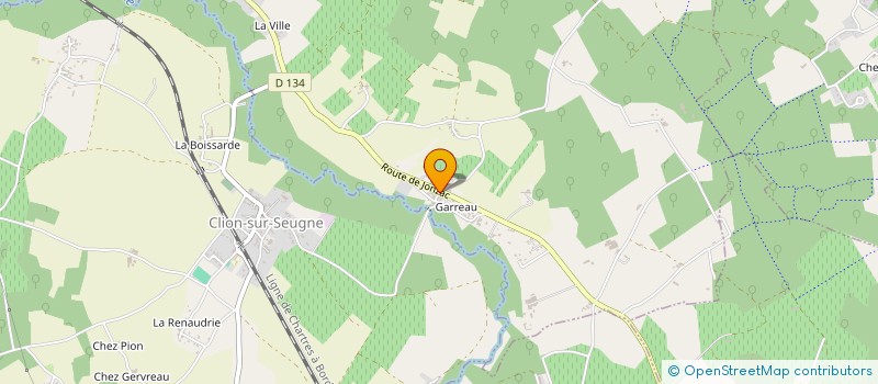 localisation de l'entreprise HUILLIN  SAINT-GEORGES-ANTIGNAC