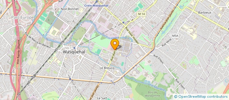 localisation de l'entreprise HUIS  VILLENEUVE-D'ASCQ