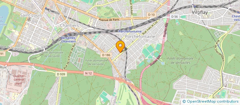 localisation de l'entreprise HUIS CLOS à VERSAILLES