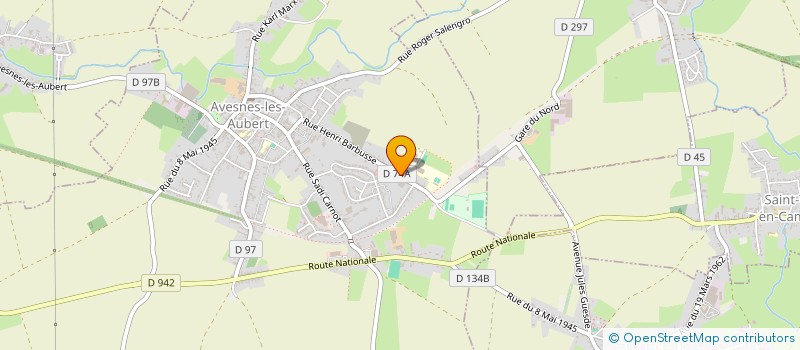 localisation de l'entreprise HUIS CLOS à AVESNES-LES-AUBERT
