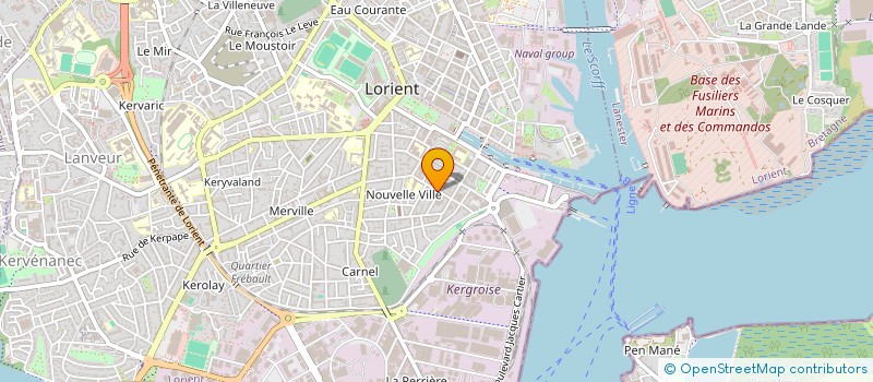 localisation de l'entreprise HUIS IMMO BRETAGNE SUD  LORIENT