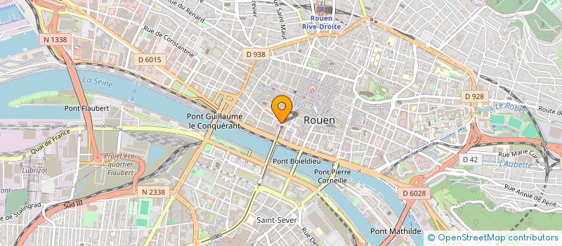 localisation de l'entreprise HUIS INVEST à ROUEN