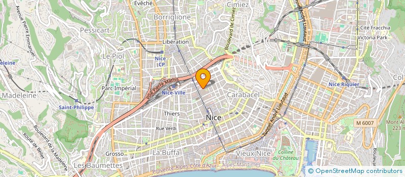 localisation de l'entreprise HUISSIER-06  NICE