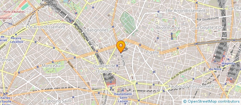 localisation de l'entreprise HUISSIERS DE JUSTICE DE FRANCE  PARIS