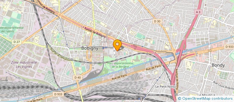 localisation de l'entreprise HUISSIERS DE JUSTICE DE SEINE ST DENIS à BOBIGNY