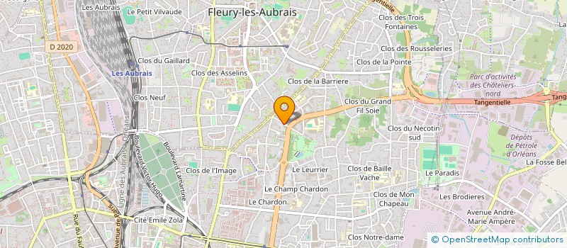localisation de l'entreprise HUISSIERS ORLEANS : FRANCOIS DERUELLE  ORLEANS
