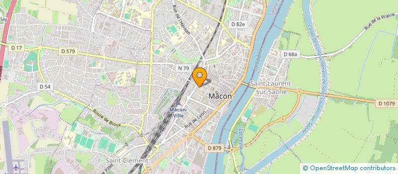 localisation de l'entreprise HUISSIERS REUNIS BOURGOGNE 2 à MACON