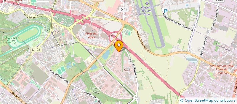 localisation de l'entreprise HUISSIERS REUNIS LYON MONTS D'OR  CHAMPAGNE-AU-MONT-D'OR