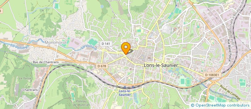 localisation de l'entreprise HUISSIMMO 2  LONS-LE-SAUNIER