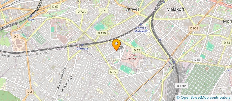 localisation de l'entreprise HUIT  MALAKOFF