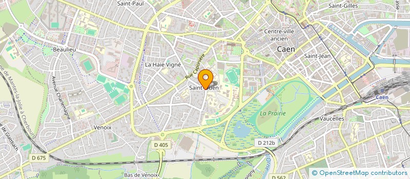localisation de l'entreprise HUIT CA SUFFIT à CAEN