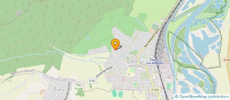 localisation de l'entreprise HUIT DES ANDELINS  PAGNY-SUR-MOSELLE