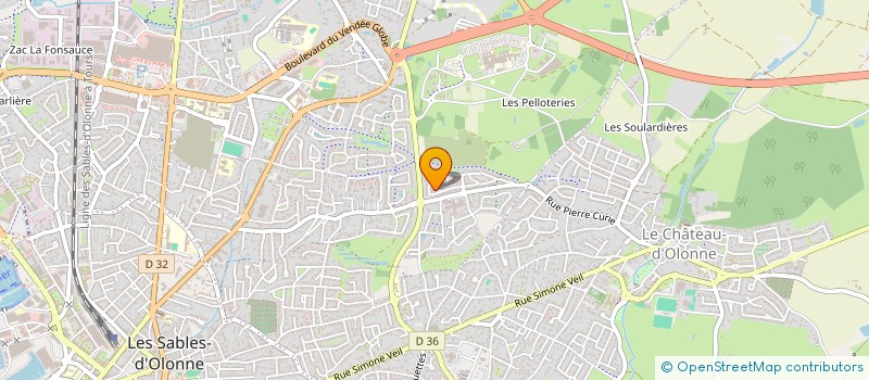 localisation de l'entreprise HUIT ET CINQ 13 à LES SABLES D'OLONNE