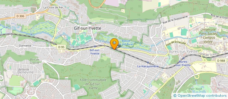 localisation de l'entreprise HUIT VALVERT  GIF-SUR-YVETTE