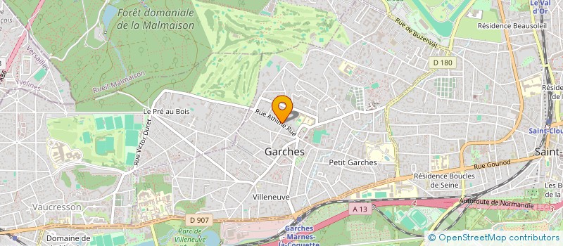 localisation de l'entreprise HUITIEME CIEL à GARCHES