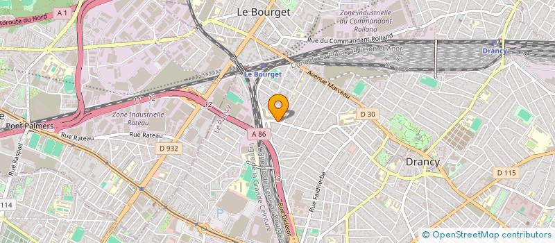 localisation de l'entreprise HUITRANSPORTS à DRANCY