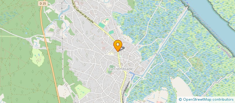 localisation de l'entreprise HUITRES CLEMENCEAU  LA TREMBLADE