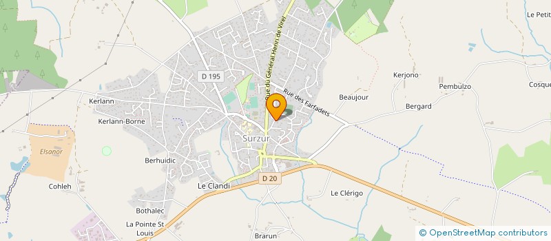 localisation de l'entreprise HUITRES LE GAL  SURZUR