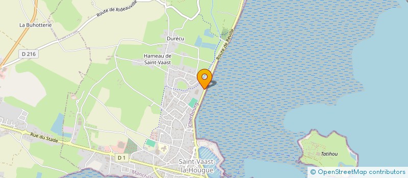 localisation de l'entreprise HUITRES PINTEAUX  SAINT-VAAST-LA-HOUGUE