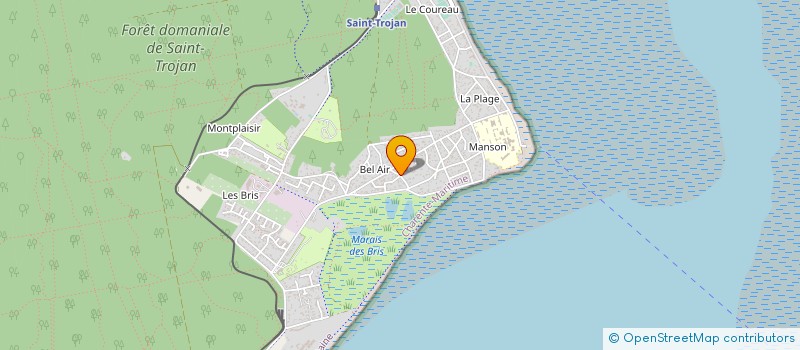 localisation de l'entreprise HUITRES VIDEAU  SAINT-TROJAN-LES-BAINS