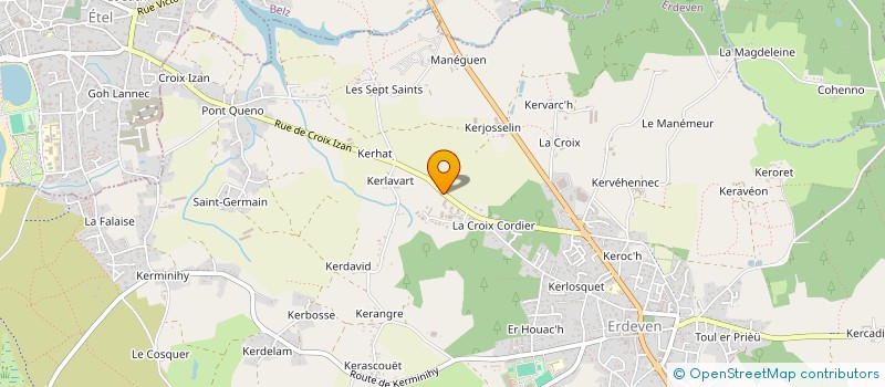 localisation de l'entreprise HUITRIERE DE BERCHIS  ERDEVEN