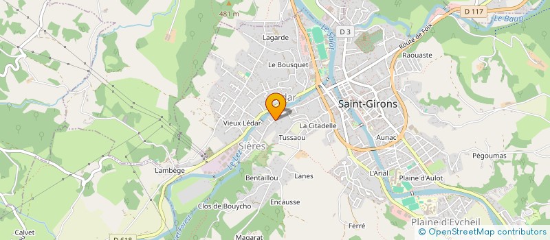 localisation de l'entreprise HUIZE ROELS à SAINT-GIRONS