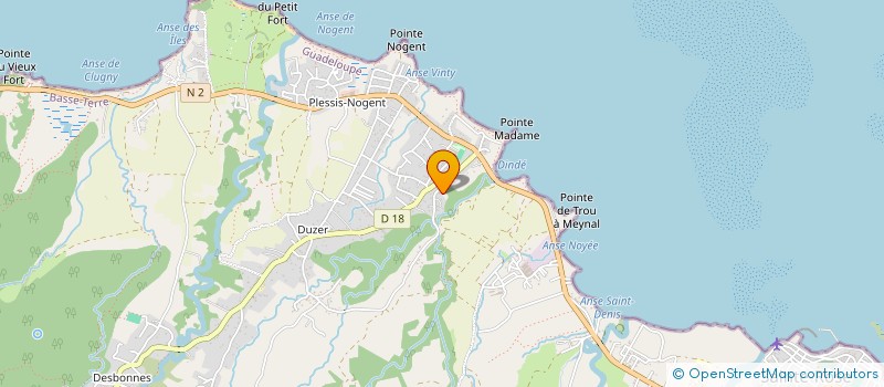 localisation de l'entreprise HUJA  SAINTE-ROSE