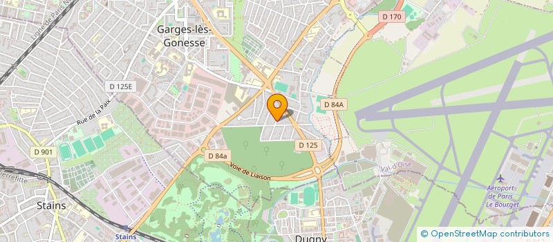 localisation de l'entreprise HUJA BAT à GARGES LES GONESSE