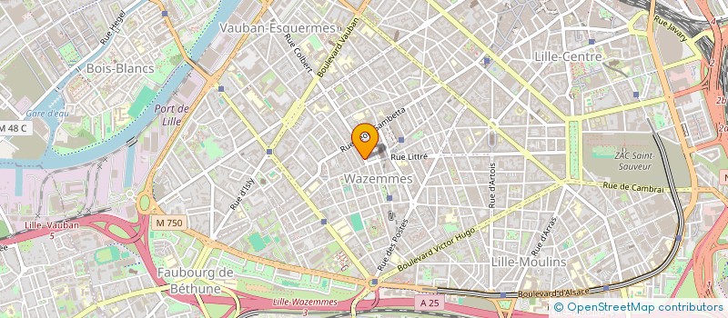 localisation de l'entreprise HUJAFLOR à LILLE