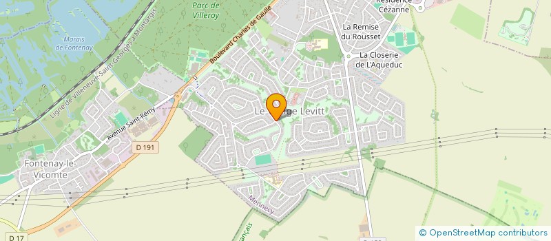 localisation de l'entreprise HUJALI à MENNECY