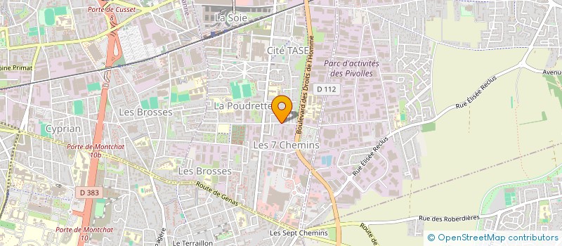 localisation de l'entreprise HUKIC BAT  VAULX-EN-VELIN