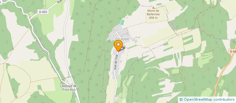 localisation de l'entreprise HULANE  ETRAPPE