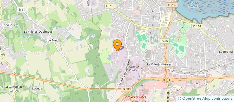 localisation de l'entreprise HULBERT ELECTRICITE  DINARD