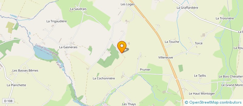 localisation de l'entreprise HULE  LUITRE-DOMPIERRE