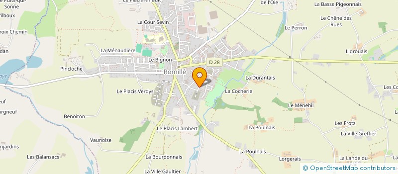 localisation de l'entreprise HULEAX  ROMILLE