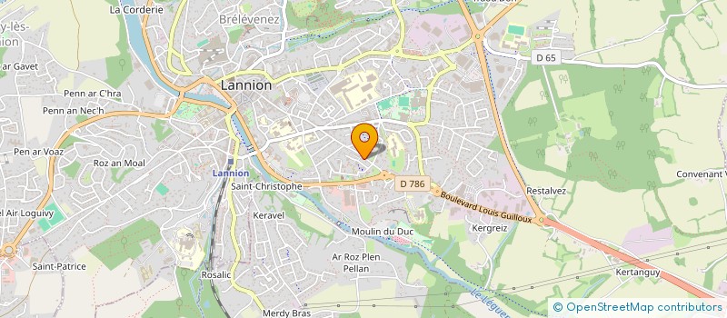 localisation de l'entreprise HULEN & CO à LANNION