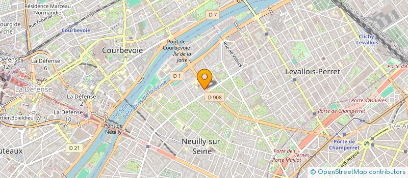 localisation de l'entreprise HULIAS COURTAGE à NEUILLY-SUR-SEINE