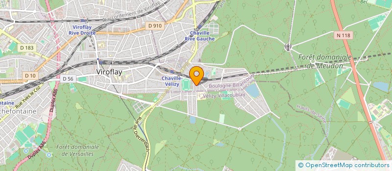 localisation de l'entreprise HULICE à CHAVILLE
