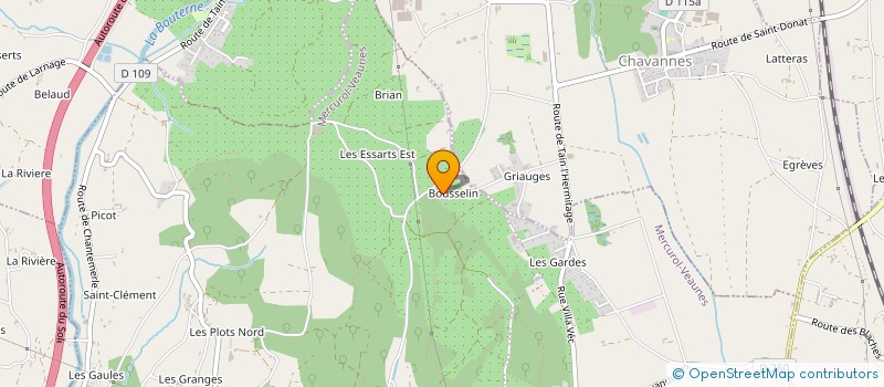 localisation de l'entreprise HULIEM  MERCUROL-VEAUNES