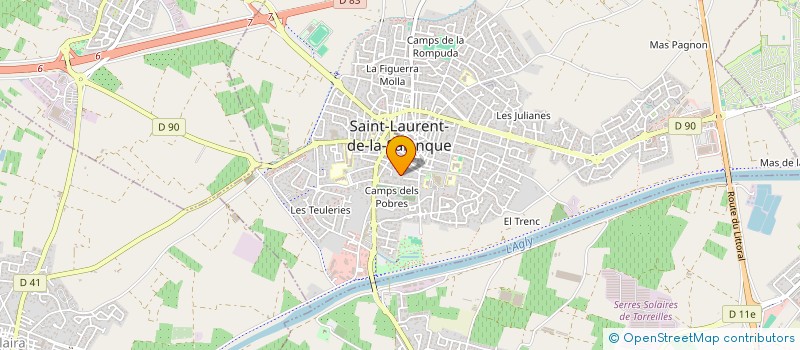 localisation de l'entreprise HULIFRED  SAINT-LAURENT-DE-LA-SALANQUE