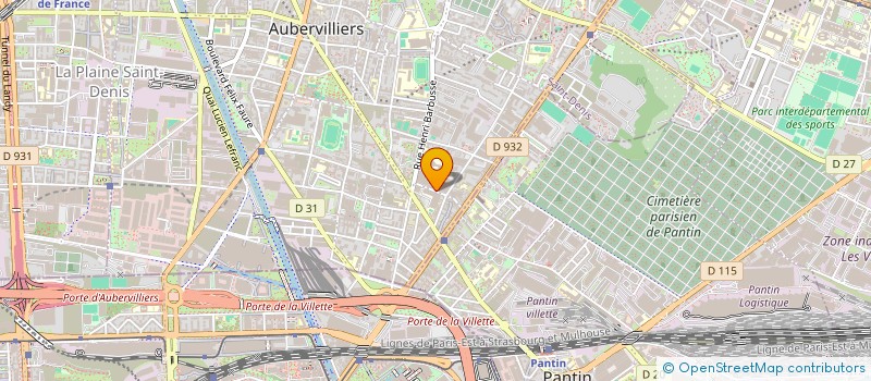localisation de l'entreprise HULING à BOBIGNY