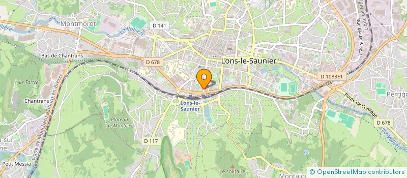 localisation de l'entreprise HULIS  LONS-LE-SAUNIER