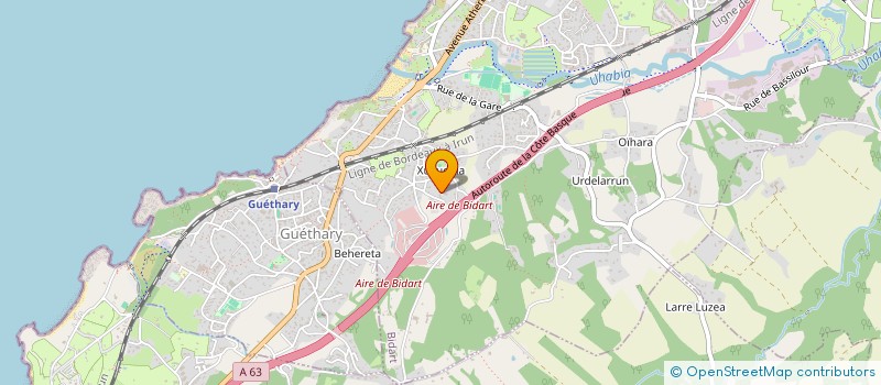 localisation de l'entreprise HULIS  AHETZE