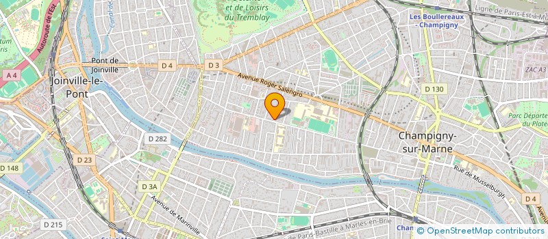 localisation de l'entreprise HULIS à CHAMPIGNY-SUR-MARNE