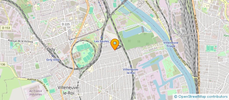 localisation de l'entreprise HULK  VILLENEUVE-LE-ROI