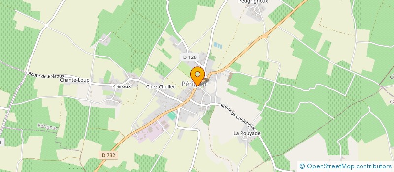 localisation de l'entreprise HULLTECH  BRIVES-SUR-CHARENTE