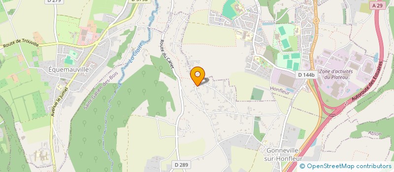 localisation de l'entreprise HULMANN  GONNEVILLE-SUR-HONFLEUR