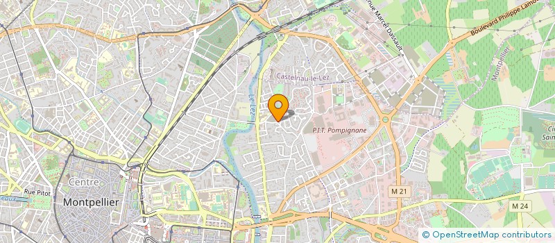 localisation de l'entreprise HULMO à MONTPELLIER