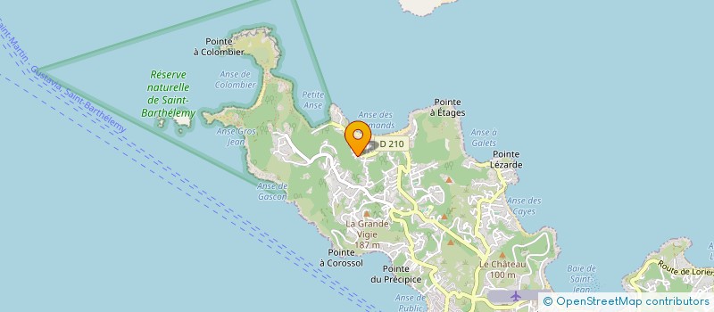 localisation de l'entreprise HULOPINO à SAINT BARTHELEMY
