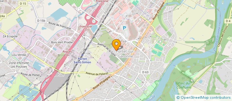 localisation de l'entreprise HUM'AN.S  PORTET-SUR-GARONNE